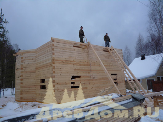 Дом из бруса , Московская область. 5