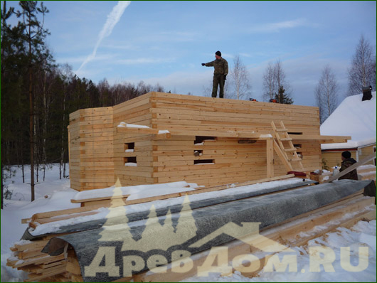 Дом из бруса , Московская область. 10