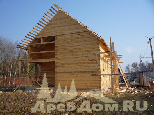 Дом из бруса, Московская область