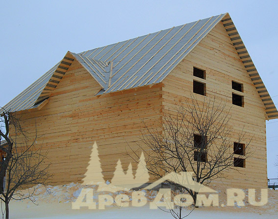 Дом из бруса, Московская область