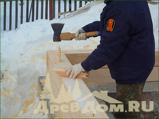 Дом из бруса, Московская область 2