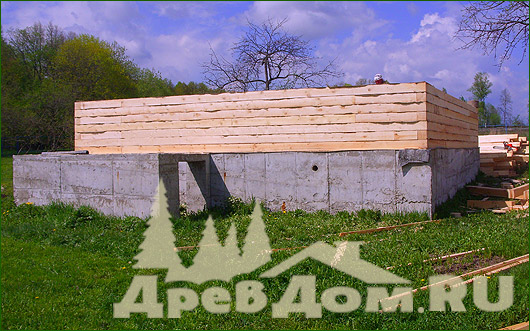 Дом из бруса, Московская область 1