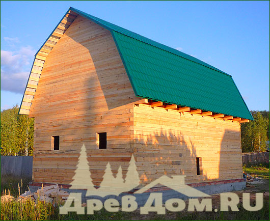 Дом из бруса, Московская область