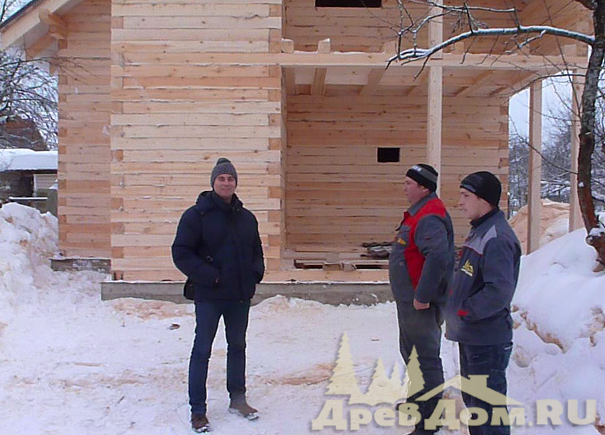 Дом из бруса, Московская область 2