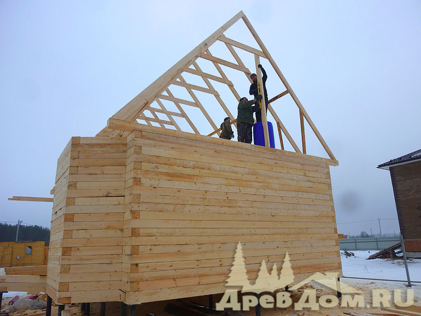 Дом из бруса, Московская область. 6