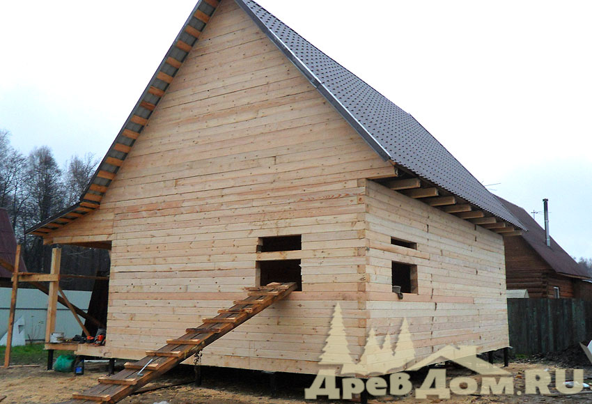 Дом из бруса, Московская область. 9