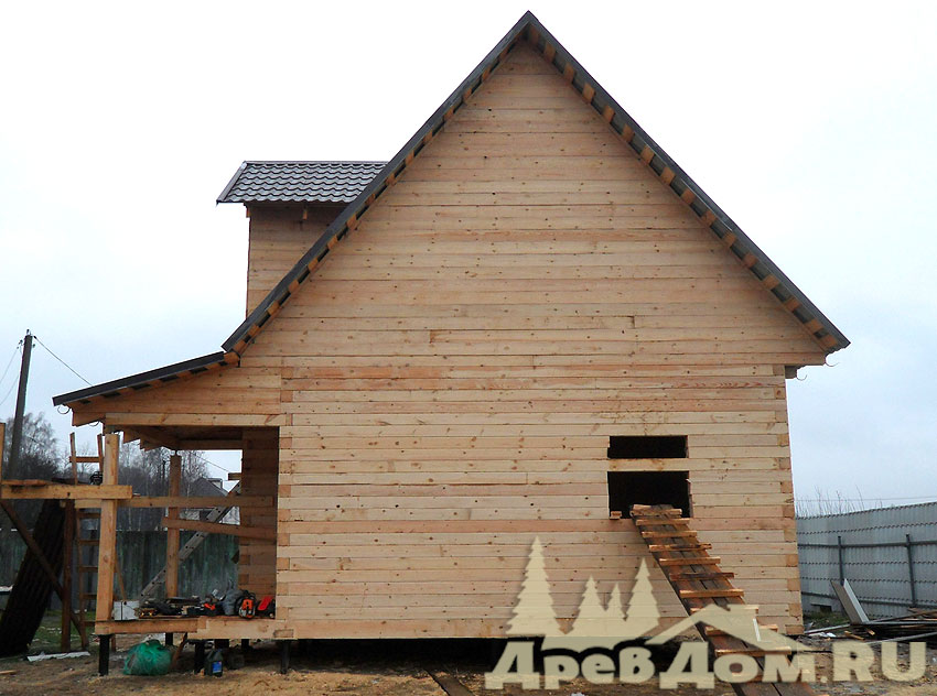 Дом из бруса, Московская область. 10