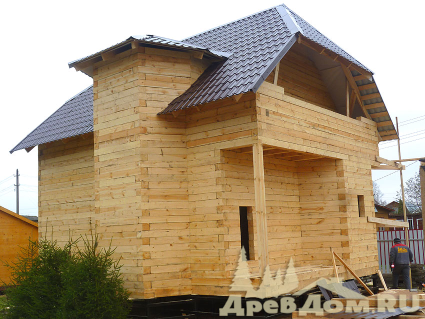 Дом из бруса, Московская область. 9