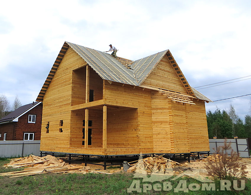 Дом из бруса, Московская область. 15