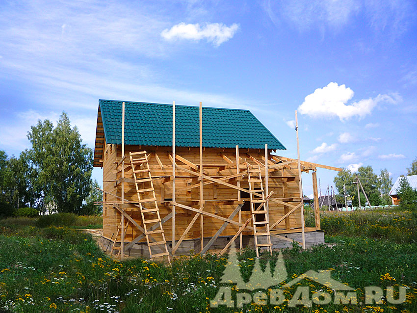 Дом из бруса, Тульская область 12
