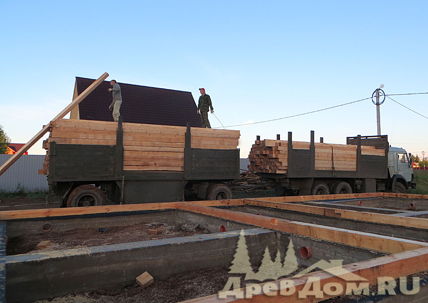 Дом из бруса, Московская область. 2