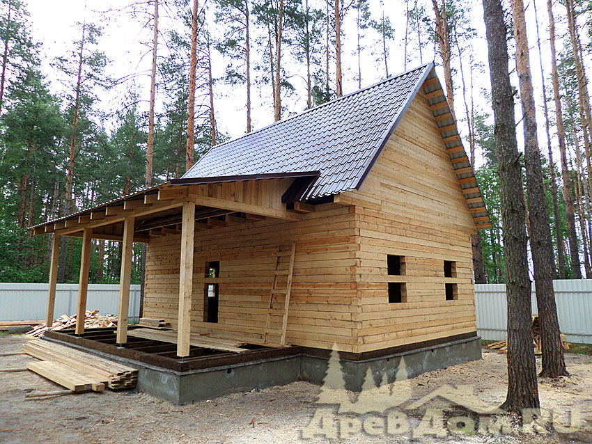 Дом из бруса, Рязанская область