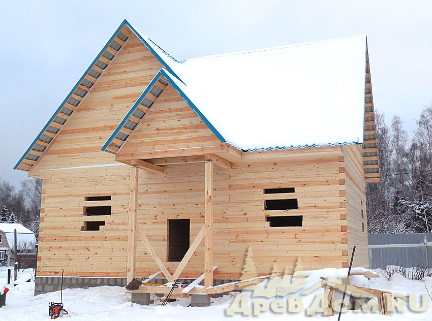 Дом из бруса, Московская область. 12