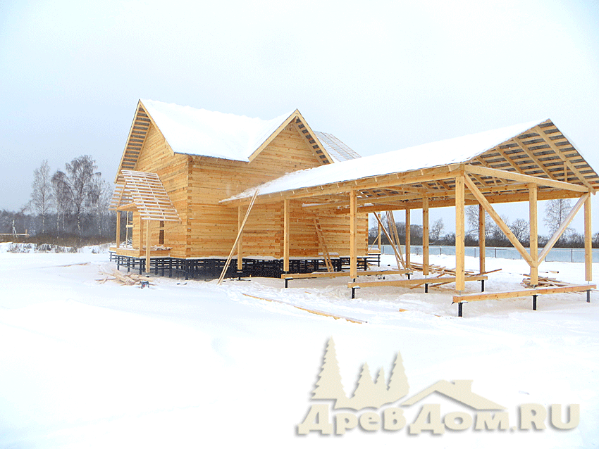 Дом из бруса, Московская область. 8
