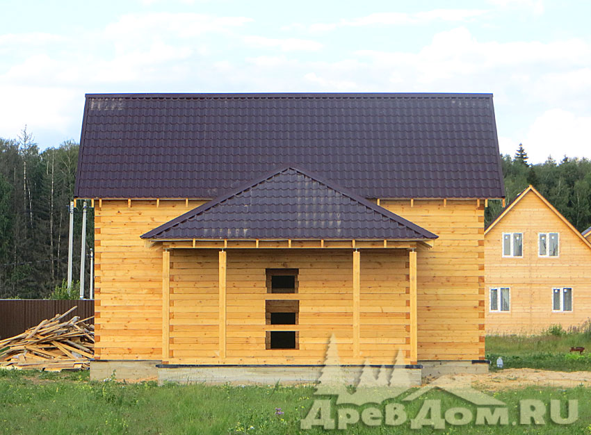 Дом из бруса, Московская область. 13