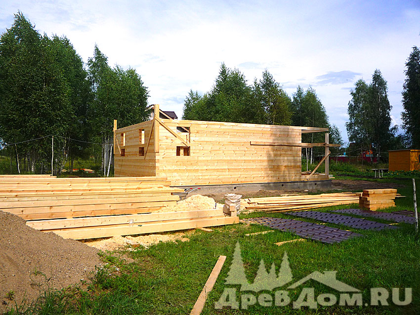  Дом из бруса, Московская область. 7