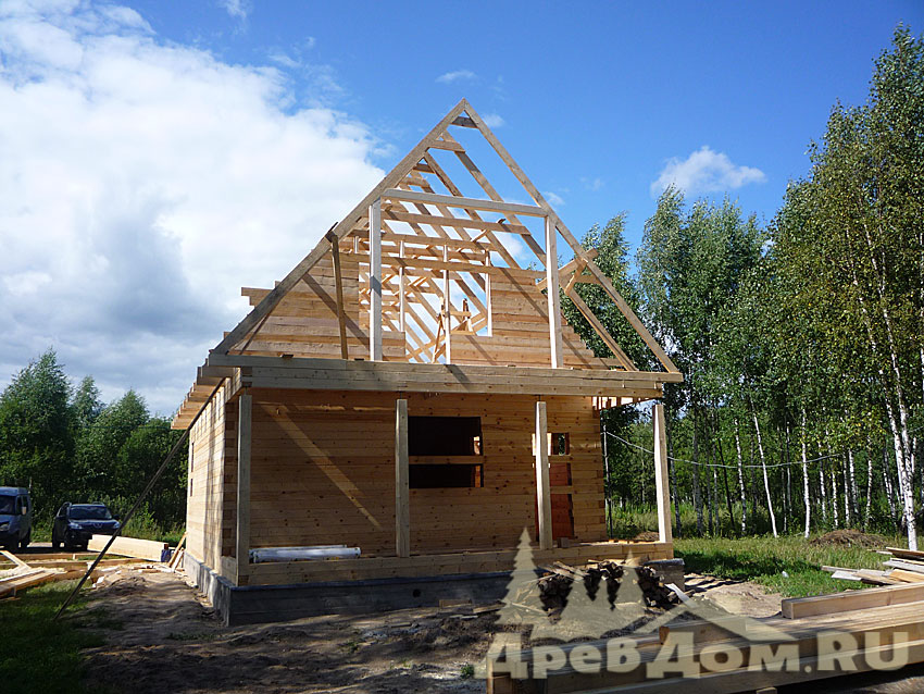  Дом из бруса, Московская область. 9