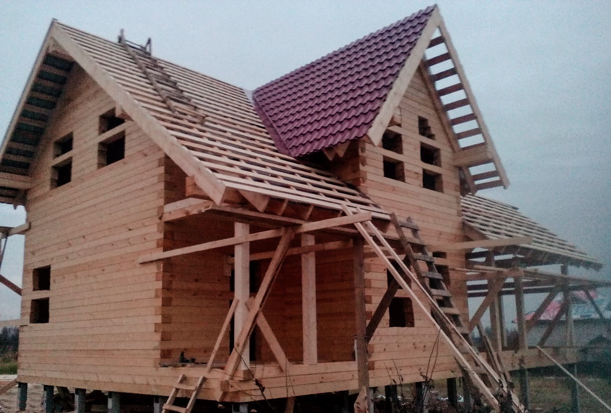 Дом из бруса, Дмитровский район, СНТ Марьино 1