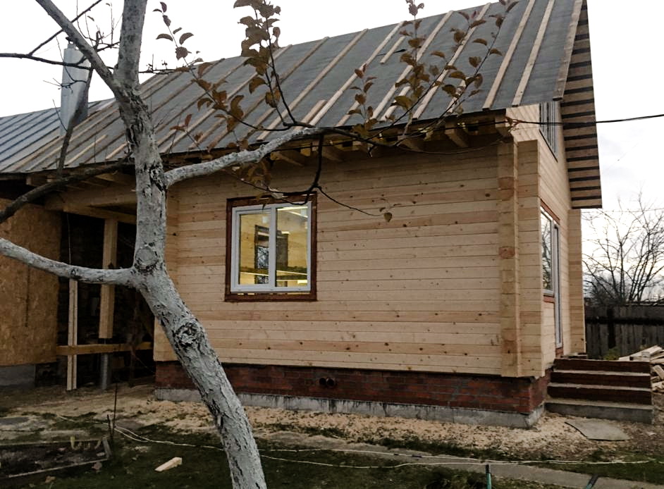 Пристройка из бруса, Ивановская область, д. Волжанка 2