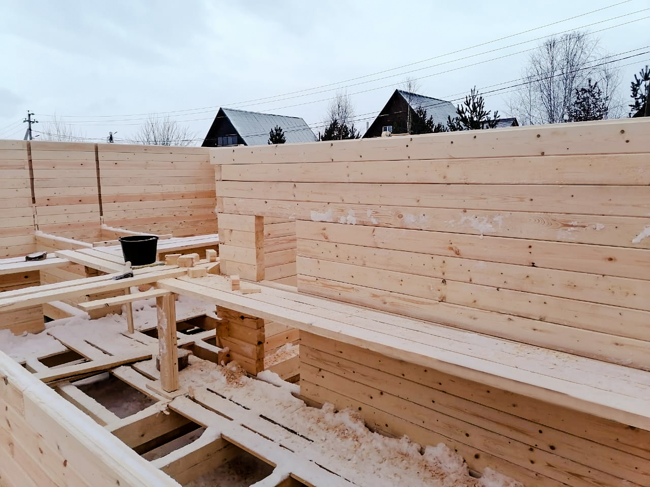 Дом из бруса, Московская область, Истринский район 15