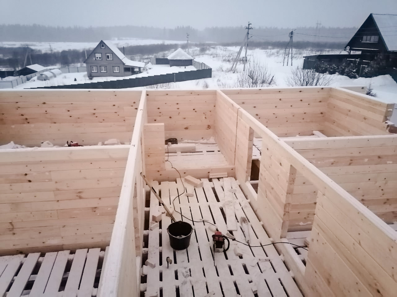 Дом из бруса, Московская область, Истринский район 32