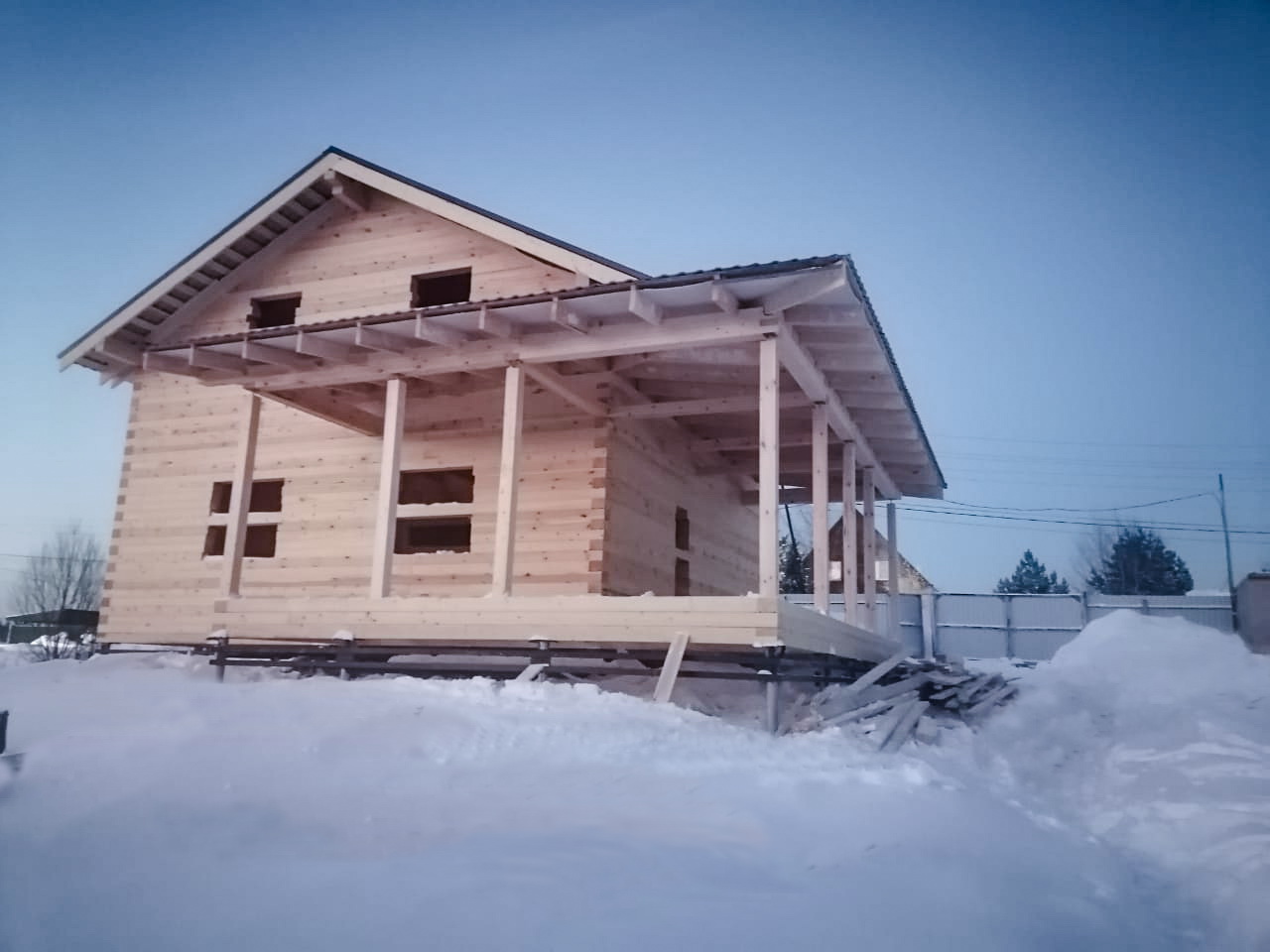 Дом из бруса, Московская область, Истринский район