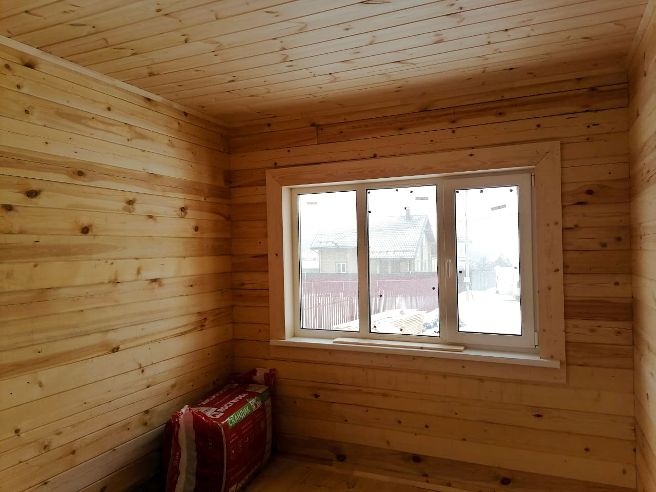 Отделка бани из бруса, Московская область, Раменский район 5