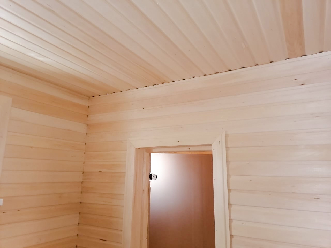 Отделка бани из бруса, Московская область, Раменский район 15
