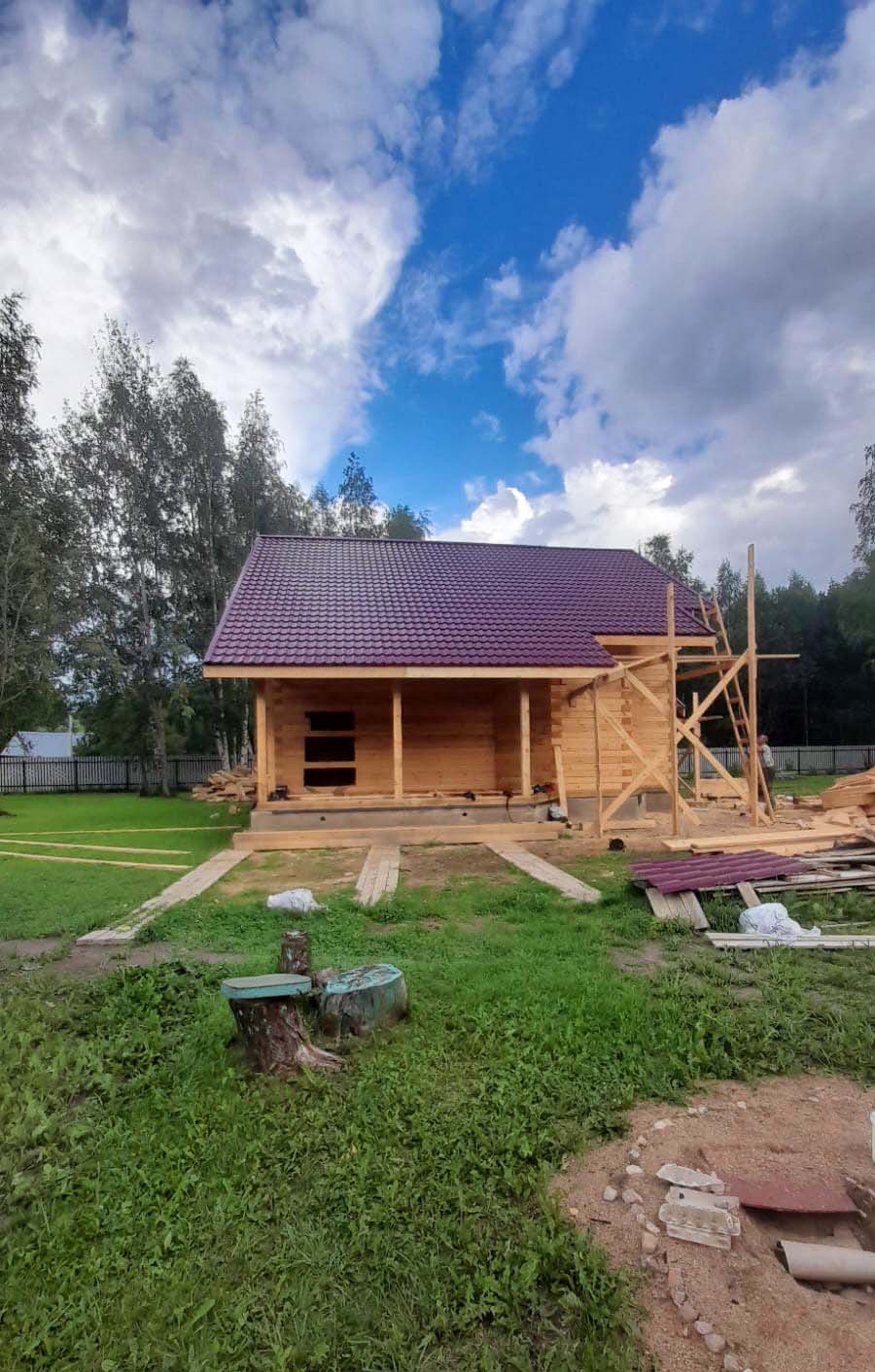 Дом из бруса с отделкой Дмитровский р-он д. Морозово 12