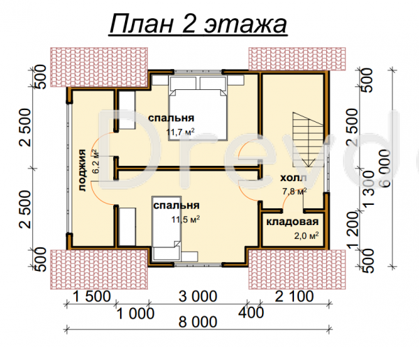 Б-29. Баня из бруса 91 м.кв. (Фото 5)