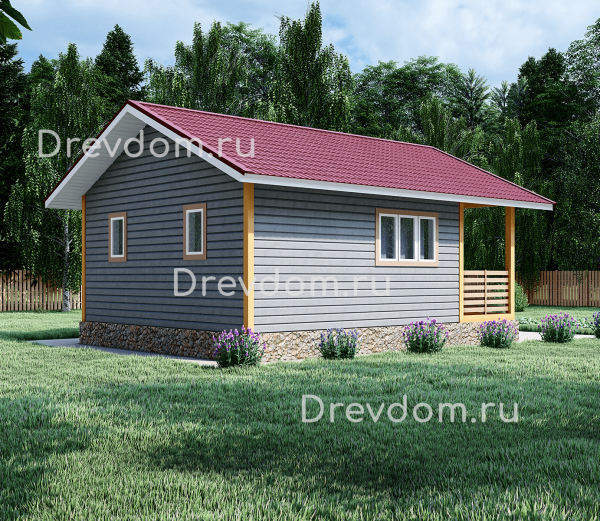 Б-9. Баня из бруса 42,5 м.кв. (Фото 3)
