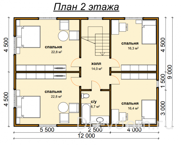 ДБ-111. дом из бруса 230 м.кв. (Фото 5)