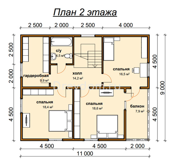ДБ-120. Дом из бруса 194 м.кв. (Фото 5)