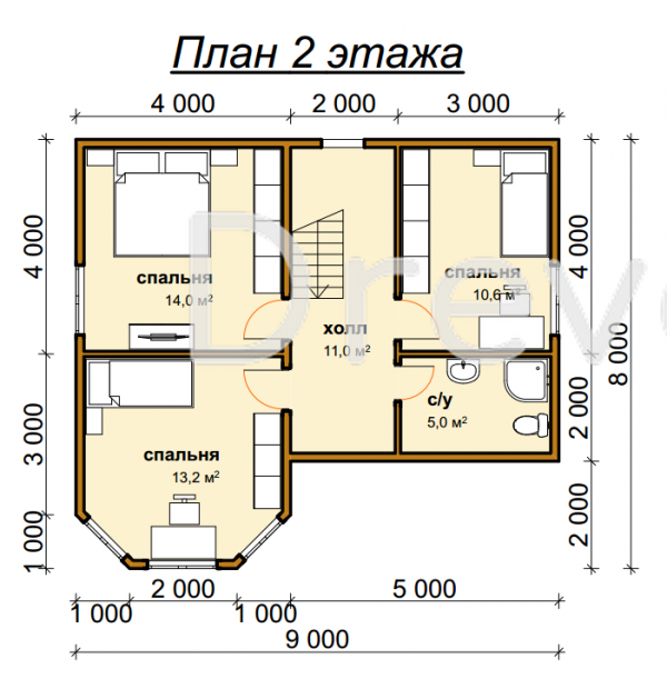 ДБ-134. Дом из бруса 117 м.кв. (Фото 5)