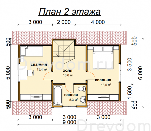 ДБ-22. Дом из бруса 96 м.кв. (Фото 5)
