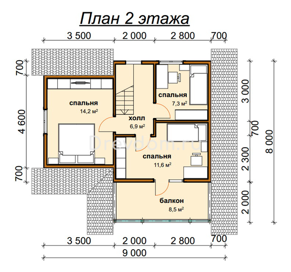 ДБ-24. Дом из бруса 113 м.кв. (Фото 5)