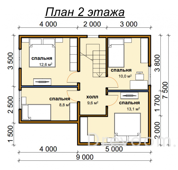 ДБ-25. Дом из бруса 122 м.кв. (Фото 5)