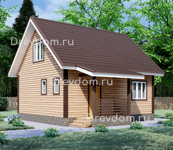 ДБ-31. Дом из бруса 102 кв.м. (Фото 1)