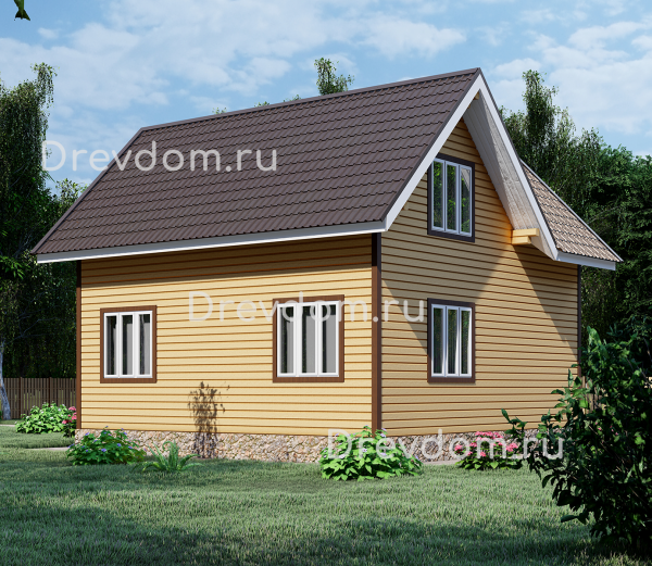 Дб-39. Дом из бруса 108 м.кв. (Фото 3)