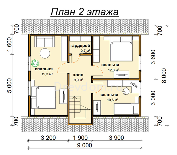 ДБ-50. Дом из бруса 125 м.кв. (Фото 5)