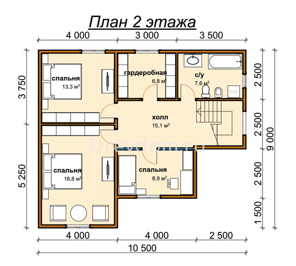 ДБ-78. Дом из бруса 165 м.кв. (Фото 5)