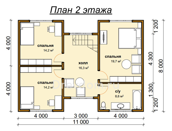 ДБ-99. Дом из бруса 178 м.кв. (Фото 5)